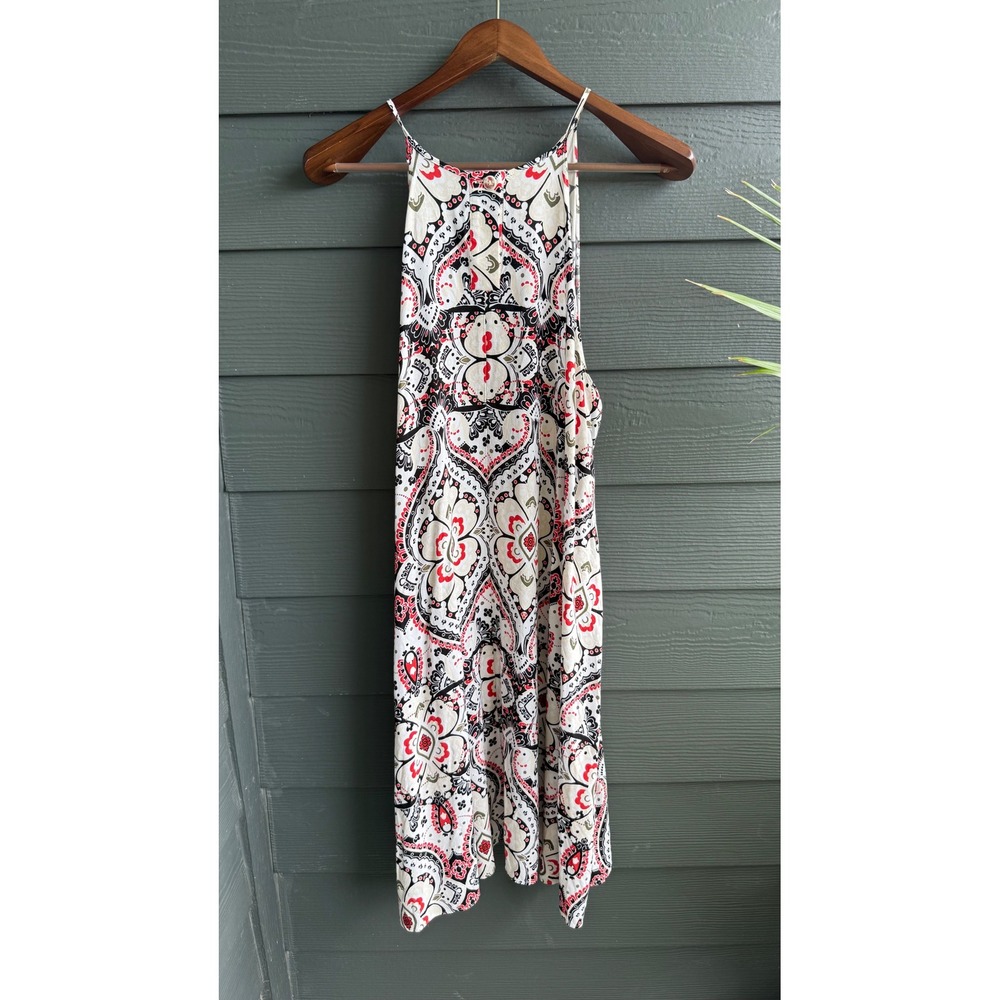 Cato 100% Rayon Medallion Print Swing Midi Dress Women 18W 20W Boho - Picture 5 of 11